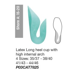 Tallone Latex Long heel cup with high internal arch